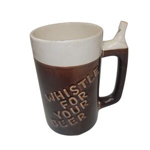 Vintage Whistle For Your Beer Mug Wet‎ Your Whistle Novelty Barware